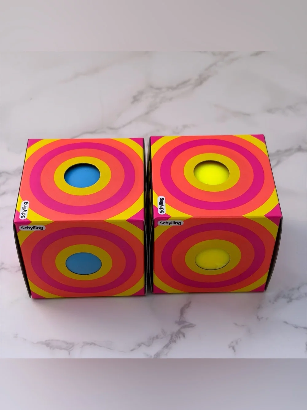 Lot of 2: Needoh Color Change Need To Mellow Out? Fidget Toy Blue/Yellow New